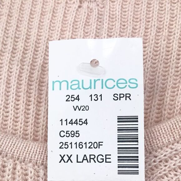 Maurices NEW Pastel Pink Puff Half Sleeve Sweater - Picture 12 of 14